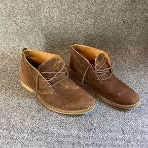 Topman Dark Brown Suede Chukka Boots Size 10